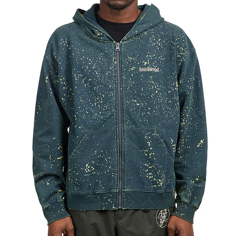 thisisneverthat - Indigo Dyed Zip Up Hoodie