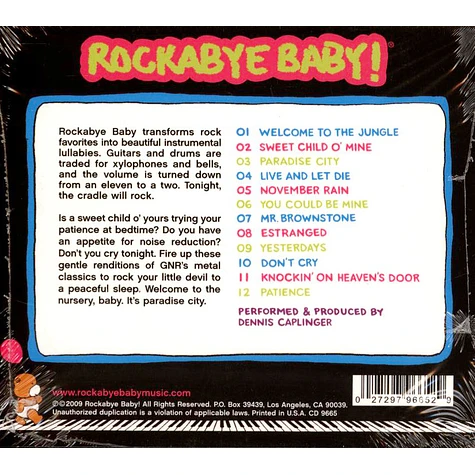 Rockabye Baby! - Lullaby Renditions Of Guns N Roses