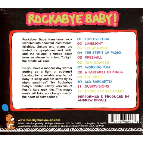 Rockabye Baby! - Lullaby Renditions Of Rush