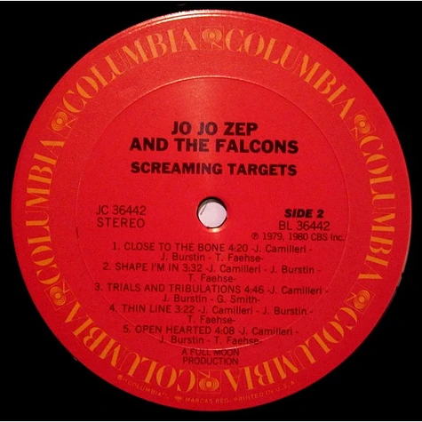 Jo Jo Zep and the Falcons - Screaming Targets