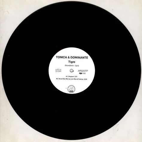 Tonica & Dominante - Tigre / Gennarino O Sioux Limited Test Press Edition