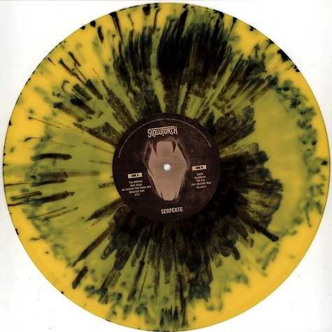 Slowtorch - Serpente Yellow Black Splattered Vinyl Edition