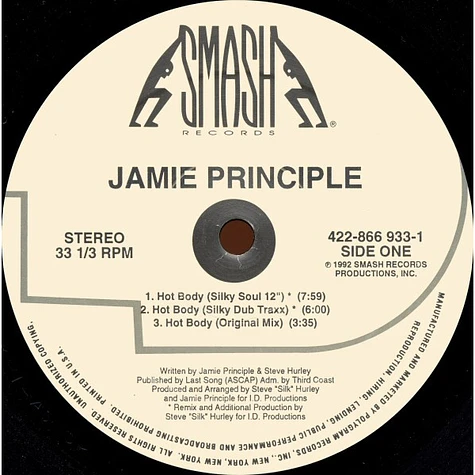 Jamie Principle - Hot Body