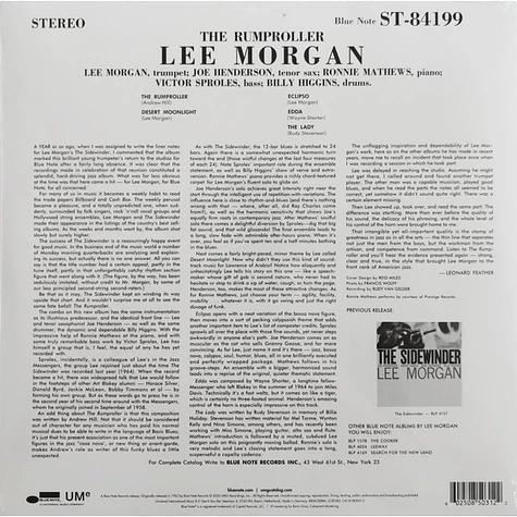 Lee Morgan - The Rumproller
