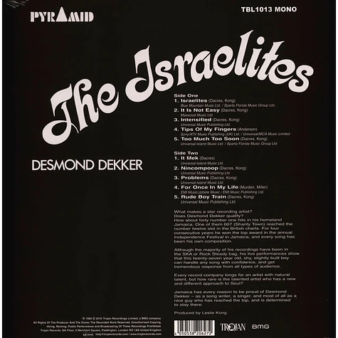 Desmond Dekker & The Aces - Israelites
