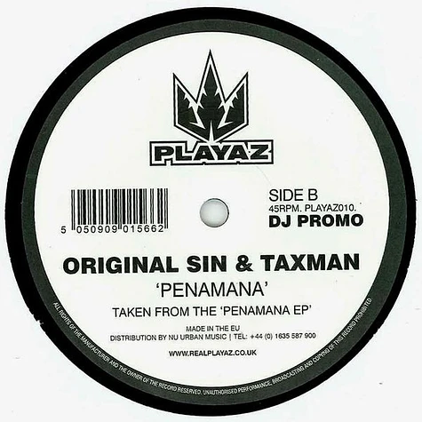 Original Sin & Taxman - Penamana EP 1