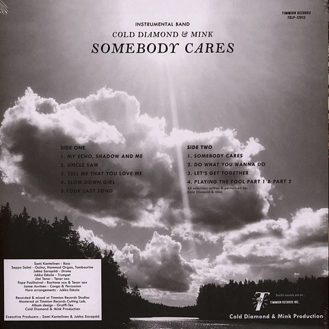 Cold Diamond & Mink - Somebody Cares Black Vinyl Edition