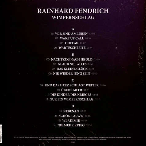 Rainhard Fendrich - Wimpernschlag