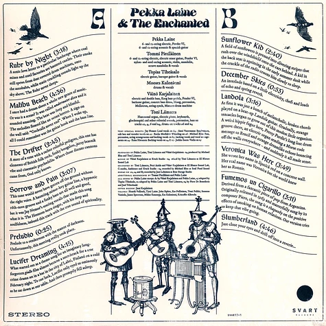 Pekka Laine - Pekka Laine & The Enchanted In Slumberland Black Vinyl Edition