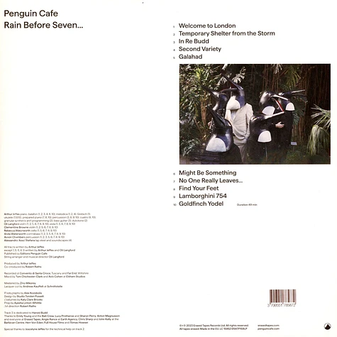 Penguin Cafe - Rain Before Seven Petrol Green Vinyl Edition