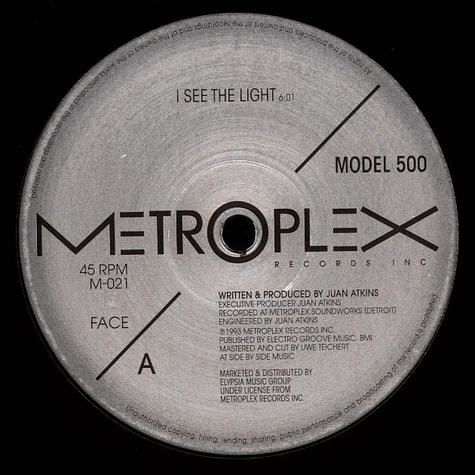 Model 500 - I See The Light / Pick Up The Flow