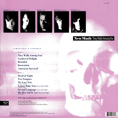 New Math - They Walk Among You 2024 Remastered & Expanded Clear Smoke Vinyl Edition