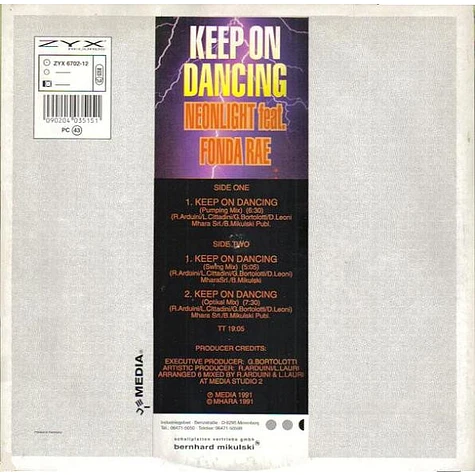 Neon Light Feat. Fonda Rae - Keep On Dancing