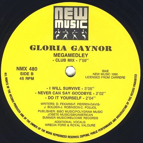 Gloria Gaynor Featuring Wrecia Ford & Royal Valoure - Mega Medley