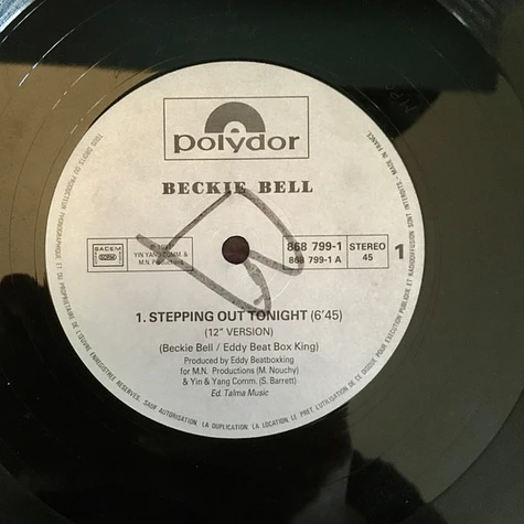 Beckie Bell - Stepping Out Tonight