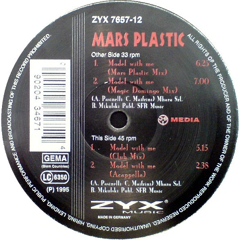 Mars Plastic - Model With Me