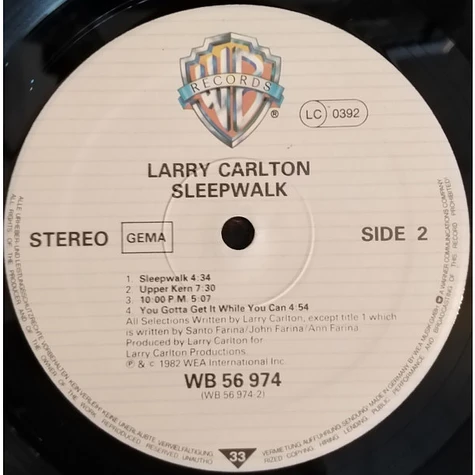Larry Carlton - Sleepwalk
