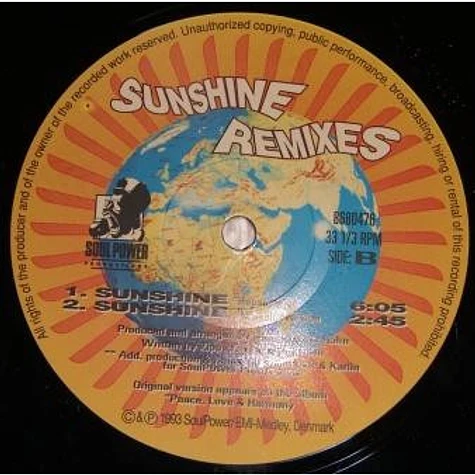 Cut 'N' Move - Sunshine (Remixes)