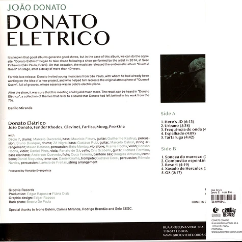 Joao Donato - Donato Elétrico Black Vinyl Edition