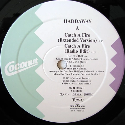 Haddaway - Catch A Fire