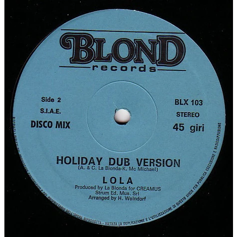 Lola - Weekend Holiday