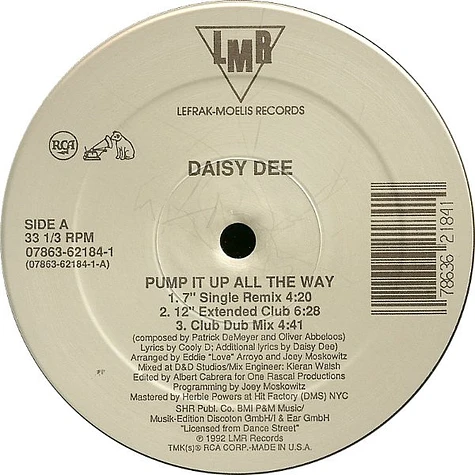 Daisy Dee - Pump It Up All The Way