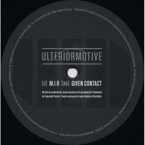 Ulterior Motive - M.I.R / Given Contact