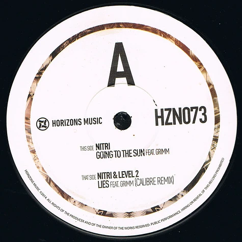 Nitri / Nitri & Level 2 - Going To The Sun / Lies (Calibre Remix)