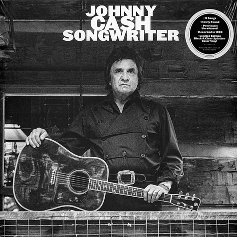 Johnny Cash - Songwriter Clear With Black Splatter Vinyl Edition