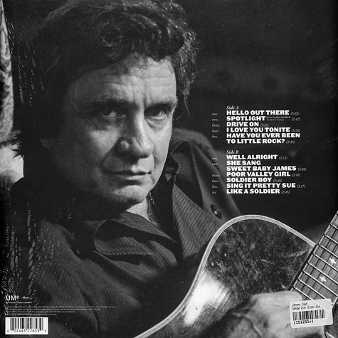 Johnny Cash - Songwriter Clear With Black Splatter Vinyl Edition