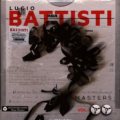 Lucio Battisti - Masters Volume 2 Colored Vinyl Edition