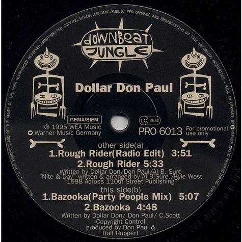 Dollar Don Paul - Rough Rider / Bazooka