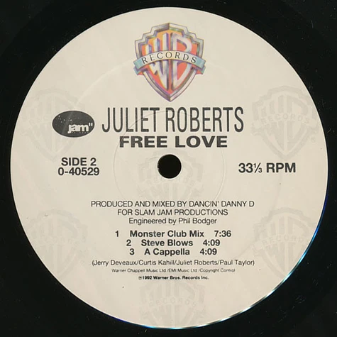 Juliet Roberts - Free Love