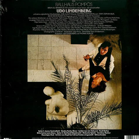 Udo Lindenberg & Das Panik-Orchester - Ball Pompös 50th Anniversary Edition 2024 Remaster Golden Vinyl Edition