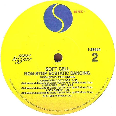 Soft Cell - Non-Stop Ecstatic Dancing