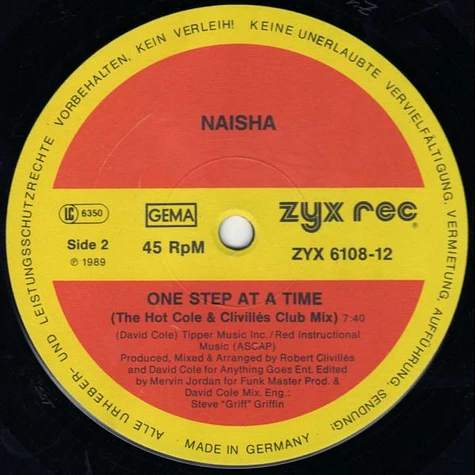 Naisha - One Step At A Time