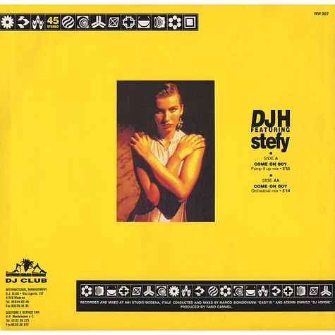 DJ H. Feat. Stefy - Come On Boy