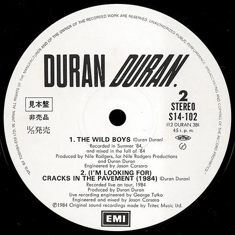 Duran Duran - The Wild Boys