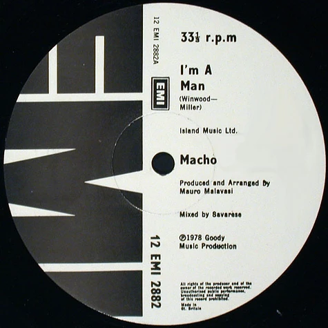 Macho - I'm A Man