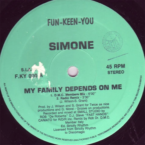 Simone - My Family Depends On Me