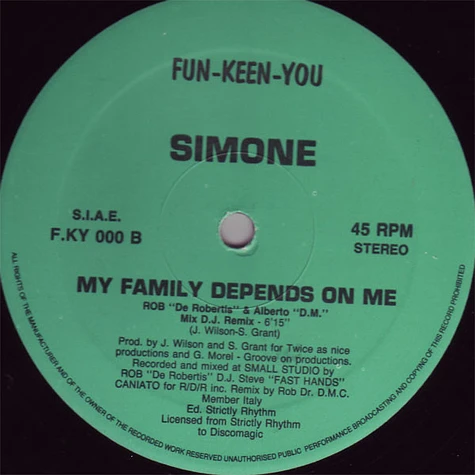 Simone - My Family Depends On Me