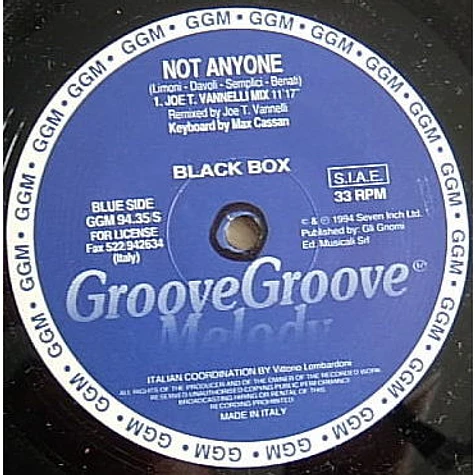 Black Box - Not Anyone