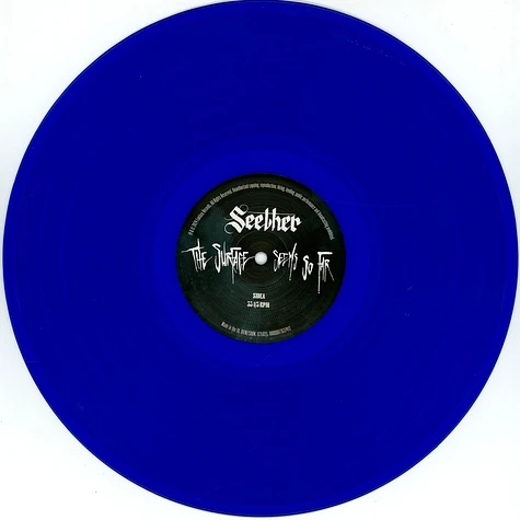 Seether - The Surface Seems So Far Blue Transparent Vinyl Edition