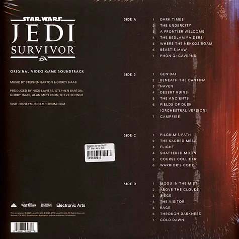 Stephen Barton And Gordy Haab - OST Star Wars Jedi: Survivor Multicolor Swirl Vinyl Edition