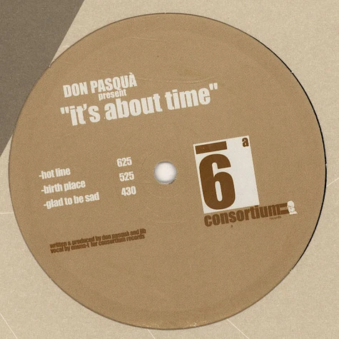 Don Pasqua - It’s About Time