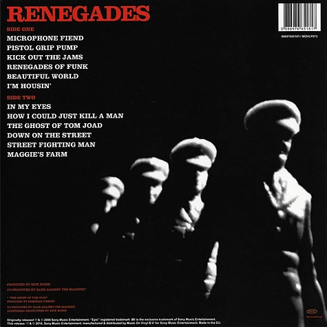 Rage Against The Machine - Renegades