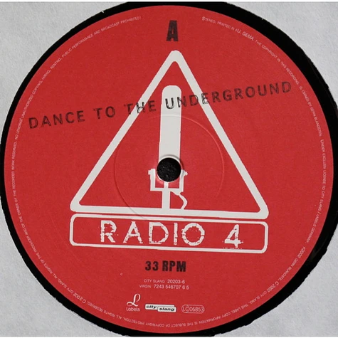 Radio 4 - Dance To The Underground