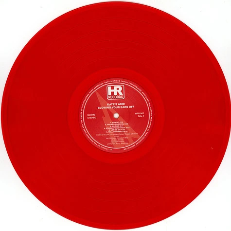 Kate's Acid - Blowing Your Ears Off Red Vinyl Edition