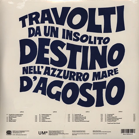 Piero Piccioni - OST Travolti Da Un Insolito Destino...