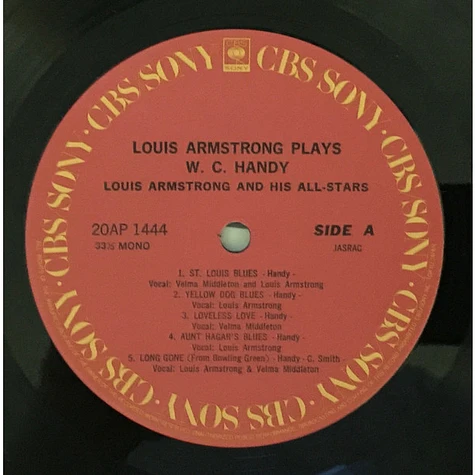 Louis Armstrong - Plays W.C. Handy